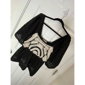 Sarah Hann women’s medium cinch waist Anthropologie blouse